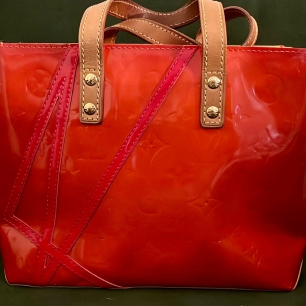 RARE LOUIS VUITTON x ROBERT WILSON READE MONOGRAM VERNIS TOTE PM LIMITED..